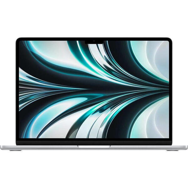 Laptop Apple MacBook Air 2022, 13.6inch, M2 8Core CPU 8Core GPU, 16GB RAM, 256GB SSD, macOS, Argintiu