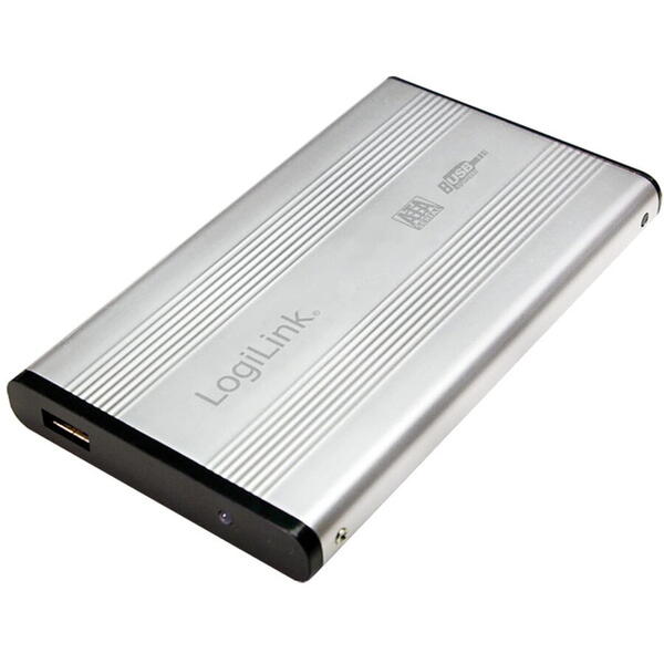 logilink HDD Enclosure 2.5' HDD S-ATA to USB 2.0, Aluminium