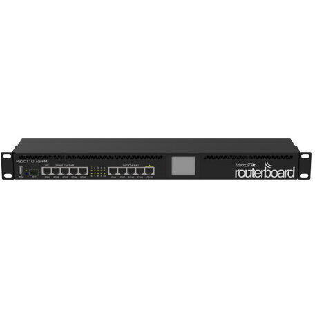 Router MikroTik RB2011UiAS-RM, 5 porturi Fast Ethernet + 5 porturi Gigabit