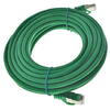 Cablu ecranat FTP Lanberg 41916, cat.6, mufat 2xRJ45, lungime 10m, AWG 26, 250 MHz, de legatura retea, ethernet, Verde