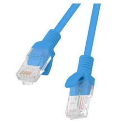 Cablu de retea din fibra optica Lanberg PCF6-10CC-0100-B, RJ45 cat.6 FTP 1m, Albastru