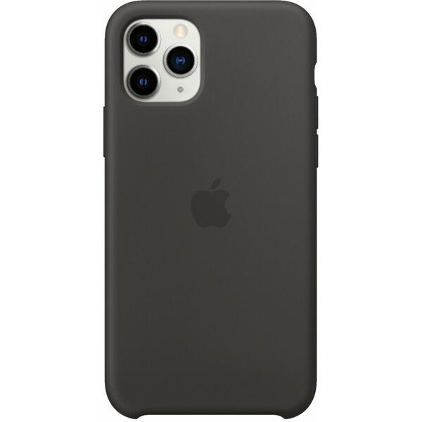 Husa de protectie Apple MWYN2ZM/A, pentru iPhone 11 Pro, silicon, negru
