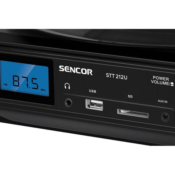 Pick up Sencor STT 212U, radio, negru