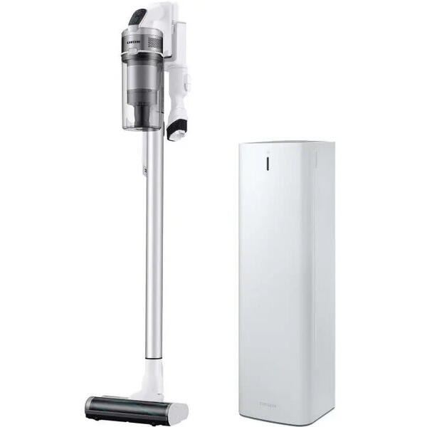 Aspirator vertical Samsung JET 70 Complete VS15T7036R5, 410W, argintiu