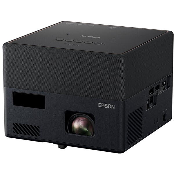 Videoproiector Epson Smart Android, Full HD 1920*1080, EF-12, 1000 lumeni, negru