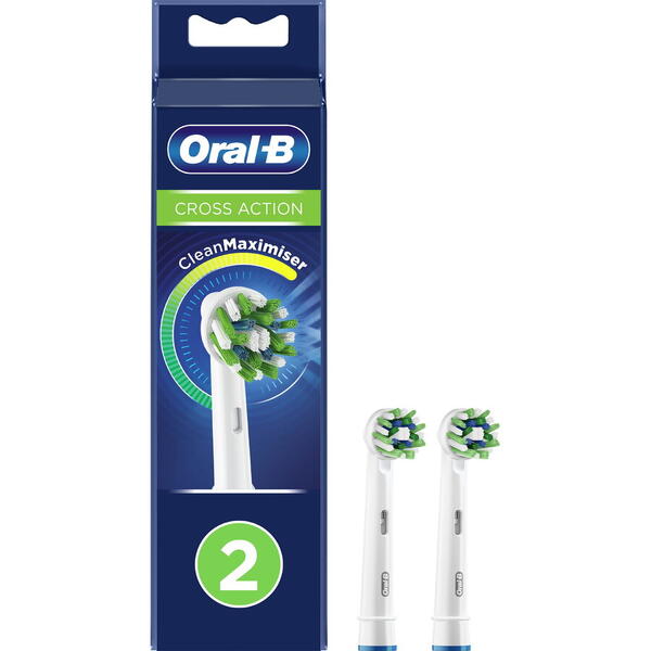 duplicat-Rezerva periuta de dinti Oral-B Cross Action Clean Maximiser EB50-2, 2 buc