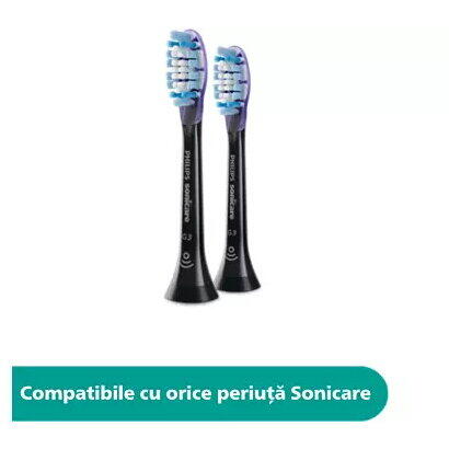 Rezerva periuta de dinti Philips Sonicare G3 Premium Gum Care HX9052/33, 2 buc