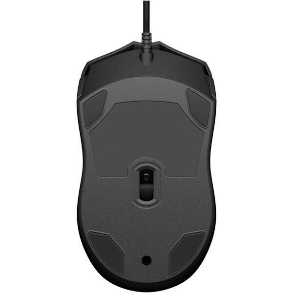 Mouse Optic HP 100, USB, 1600dpi, Negru