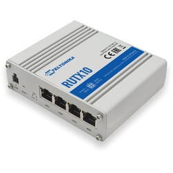 Teltonika RUTX10 router wireless Gigabit Ethernet Bandă dublă (2.4 GHz/ 5 GHz) Gri