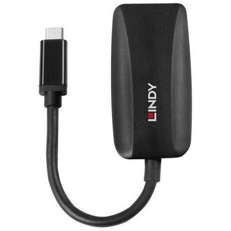 Adaptor Lindy LY-43337, USB-C - DisplayPort, Negru