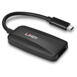 Adaptor Lindy LY-43337, USB-C - DisplayPort, Negru