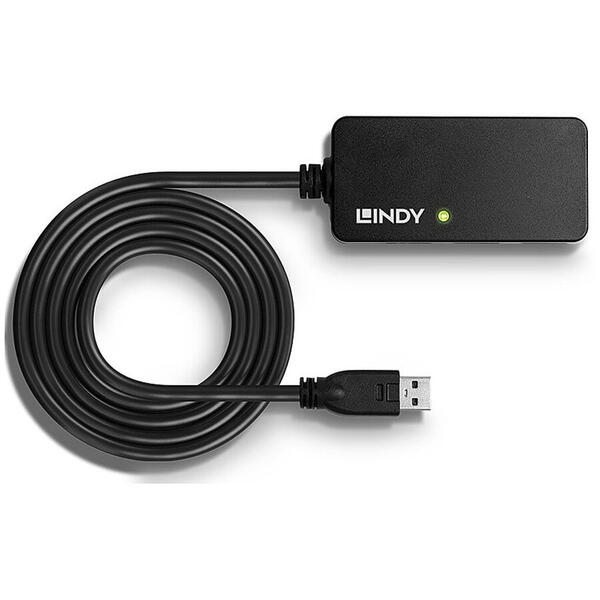 Hub USB Lindy LY-43159, 4x USB 3.2 gen 1, Black