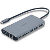 Mini Docking Station Lindy USB 3.2 Type C - 4K HDMI & DP