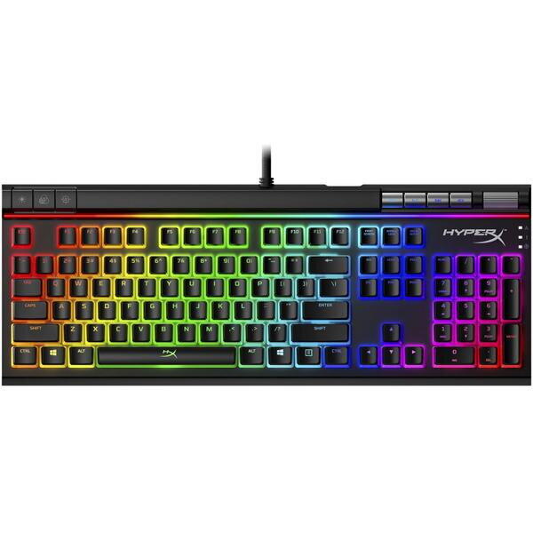 HP Tastatura mecanica gaming HyperX Alloy Elite 2, iluminare RGB, soft NGENUITY, switch HX Red cu butoane pudding