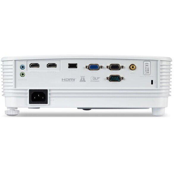 Videporoiector ACER P1157i, DLP, SVGA (800 x 600), VGA, USB, 4500 lumeni, Miracast Wi-Fi, ColorBoost3D, Difuzor 3W, Alb