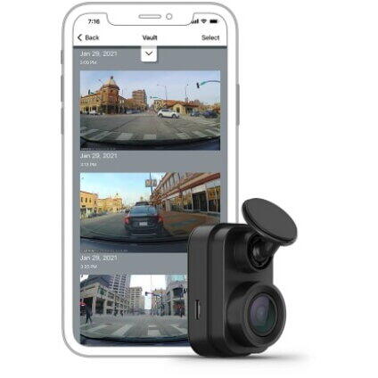 Camera auto DVR Garmin DashCam Mini 2, Full HD, Senzor G, Wi-Fi, 140*, Negru