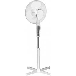 Ventilator Stand, Numar de viteze 3, 50 W, Telecomanda, Oscilatie, Diametru 42 cm, Alb