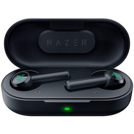 Casti mobile gaming Razer Hammerhead True Wireless, Bluetooth 5.0, Negru