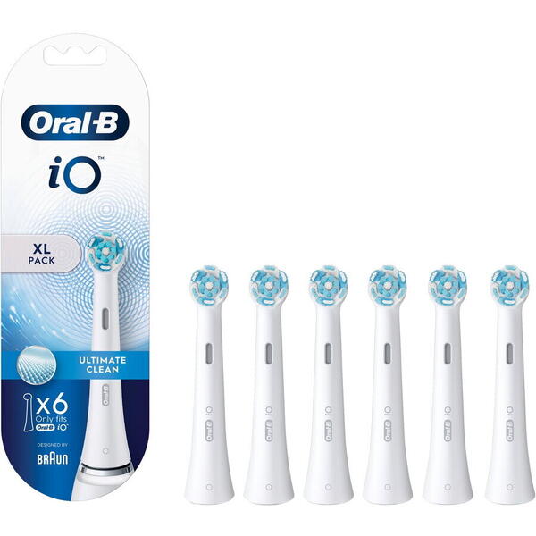 Rezerva periuta de dinti Oral-B iO Ultimate Clean XL pack, 6 buc