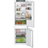 Combina frigorifica incorporabila Bosch KIN86VFE0, 260 l, Clasa E, NoFrost, FreshSense, VitaFresh, EcoAirFlow, 177 cm, Alb