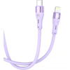 Cablu silicon Tellur Type-C to tip Lightning, PD30W, 1m, Mov