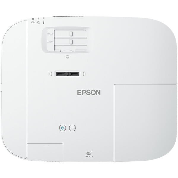 Videoproiector Epson EH-TW6150 Ultra 4K 2800 Lumeni, 10 Bits HDR10, 240 Hz, Difuzor 10W, V11HA74040, Alb