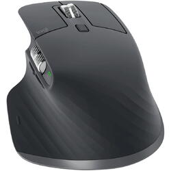Mouse Wireless LOGITECH MX Master 3S Performance, 8000 dpi, Silent, USB, BT, Graphite
