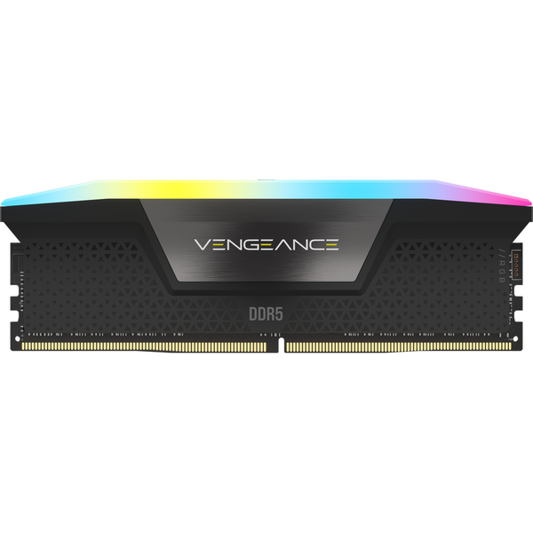 Memorie Corsair VENGEANCE® RGB 32GB (2x16GB) DDR5 5600MHz CL36, Dual Channel Kit, Negru
