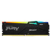 Memorie Kingston FURY Beast RGB, 16GB DDR5, 5600MHz, CL36