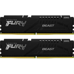 Memorii Kingston Fury Beast 16GB (2x8GB) DDR5 5600MHz Dual Channel Kit