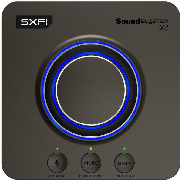 Placa de sunet externa Creative Labs Sound Blaster X4, 5.1, 7.1