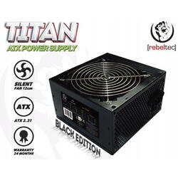 Sursa PC Rebeltec Titan RECZAS00002, 400W, ATX, PFC Pasiv
