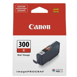 Cartus cerneala Canon PFI300R, capacitate 14.4ml, pentru Canon imagePROGRAF PRO-300, Rosu