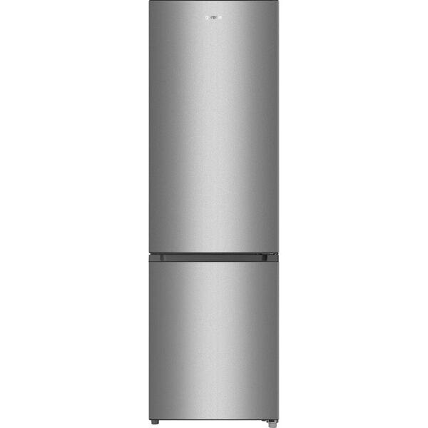 Combina frigorifica GORENJE RK4181PS4, 269 l, H 180 cm, Clasa F, Argintiu