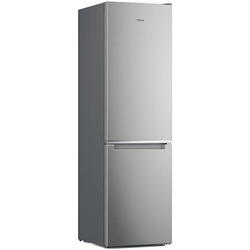 Combina frigorifica Whirlpool W7X93AOX1, 367 l, Total No Frost, Tehnologia 6TH Sense, Clasa D, Inox
