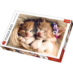 Puzzle Trefl Pisicute Somnoroase, 500 piese