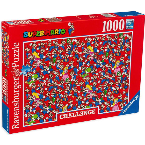 Puzzle Ravensburger de 1000 piese - Provocarea Super Mario
