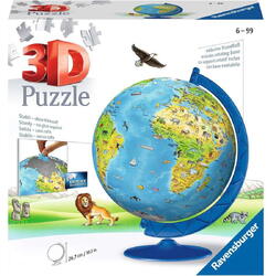 Puzzle Ravensburger 3D - Globul pamantesc, 180 piese