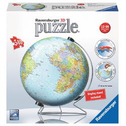 Puzzle Ravensburger 3D - Glob pamantesc, 540 piese
