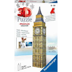 Puzzle 3D Ravensburger Minis - Big Ben, 54 piese