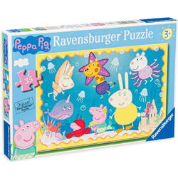 Puzzle Ravensburger din 35 de piese - Aventură subacvatică cu Peppa