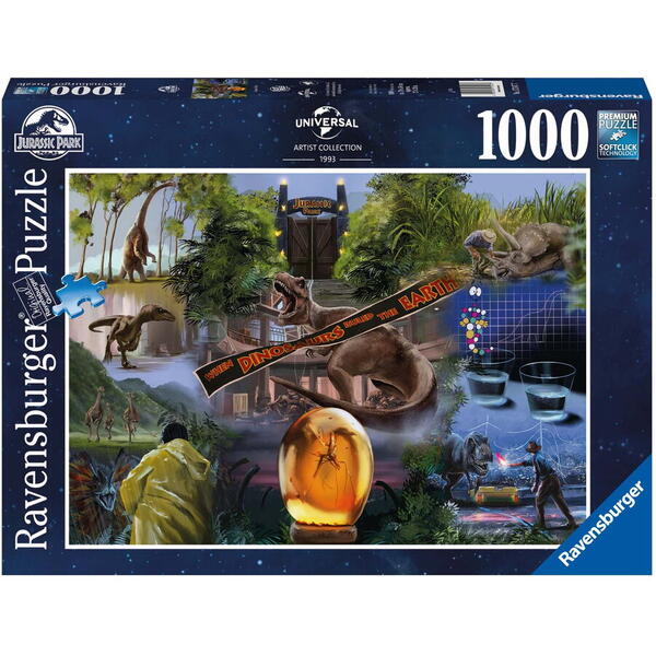 Puzzle Ravensburger - Jurassic Park, 1000 piese
