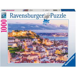 Puzzle Ravensburger - Vedere peste Lisabona, 1000 piese