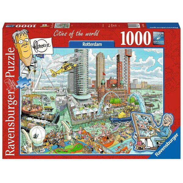 Ravensburger Puzzle Fleroux Rotterdam, piese 1000.