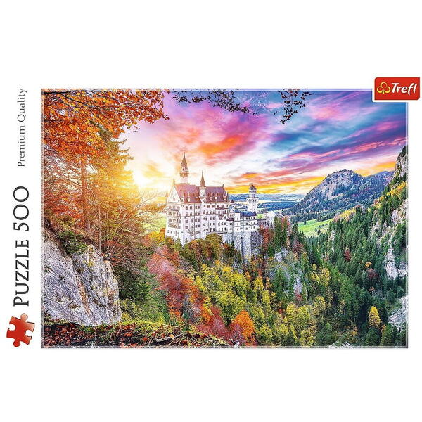 Puzzle Trefl, Castelul Neuschwanstein, 500 piese