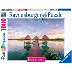Puzzle Ravensburger - Insula tropicala, 1000 piese