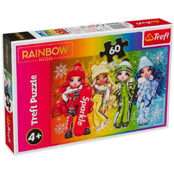 Puzzle Trefl Papusile Rainbow High 60 piese