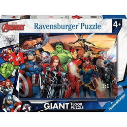 Puzzle Avengers, Ravensburger, 60 piese, Multicolor