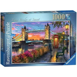 Puzzle Ravensburger - Tower Bridge, 1000 piese