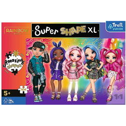 Puzzle Trefl Junior Super Shape XL, Rainbow High, 104 piese